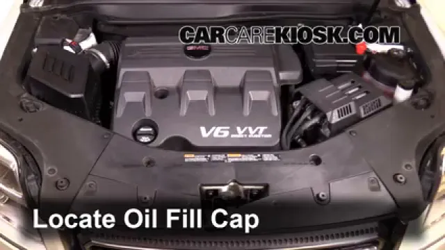 2016 GMC Terrain SLT 3.6L V6 FlexFuel Aceite Agregar aceite